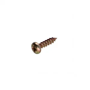 1 x Spanplattenschrauben Rundkopf Pozi N°2 3,5X25 Dichromat Billig