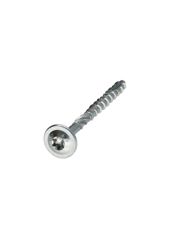 Super-Preis 1 x Spanplattenschrauben TEKOR Tellerkopfschrauben T40 cut Bohrspitze mit Typ 17 Spitze 8X80 Mit Gewinde 50 Verzinkt