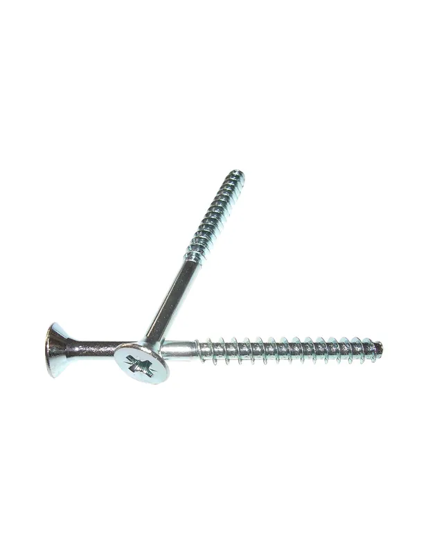 Angebot 1 x Spanplattenschrauben Senkkopfschraube Pozi 5X60 Mit Gewinde 36 Ohne Nagel Verzinkt