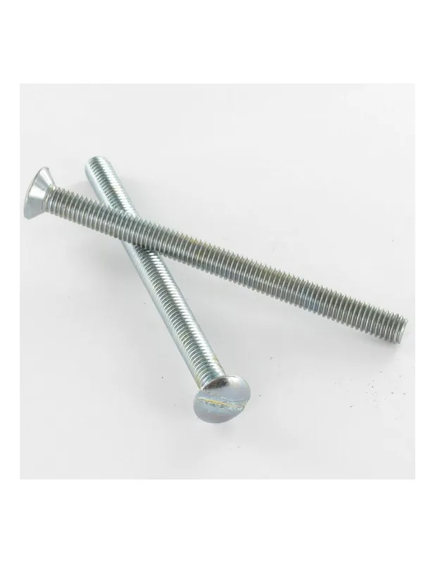 1 x Metallschrauben Flacher Senkkopf Gespalten M4X50 Verzinkt Begrenztes Angebot