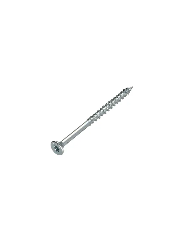 Premium 1 x Spanplattenschraube TEKOR Senkkopfschraube Gezahnt 4X35 T20 Stahl schwarz verzinkt
