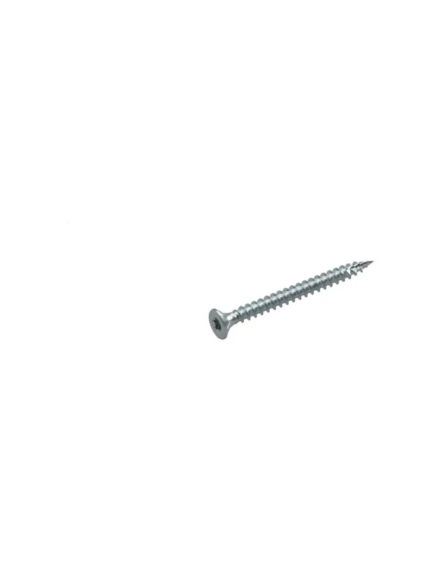 1 x Spanplattenschraube TEKOR Senkkopfschraube Gezahnt 4X60 Mit Gewinde 36 T20 Verzinkt cut Bohrspitze mit Typ 17 Bestpreis