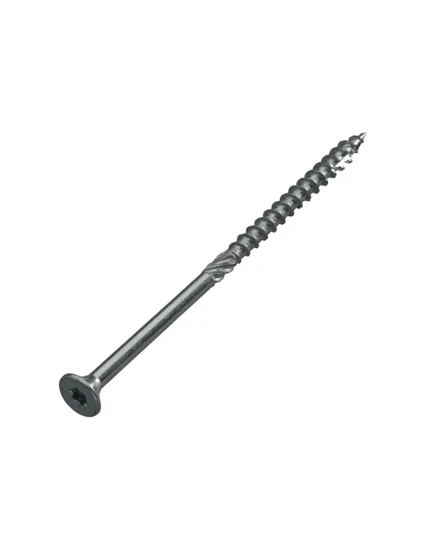 Billig 1 x Spanplattenschraube TEKOR Senkkopfschraube Gezahnt 5X100 Mit Gewinde 60 T25 Verzinkt cut Bohrspitze mit Typ 17
