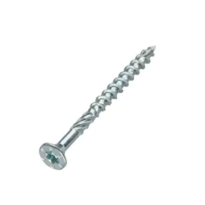 1 x Rahmenschraube tekor Senkkopfschraube Gezahnt T25 5 x 90 Mit Gewinde 54 cut Bohrspitze mit Typ 17 Spitze Verzinkt Bestseller