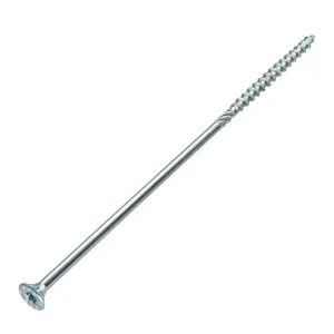1 x Rahmenschraube tekor Senkkopfschraube Gezahnt T30 6 x 300 Mit Gewinde 100 cut Bohrspitze mit Typ 17 Spitze Verzinkt Preiswert