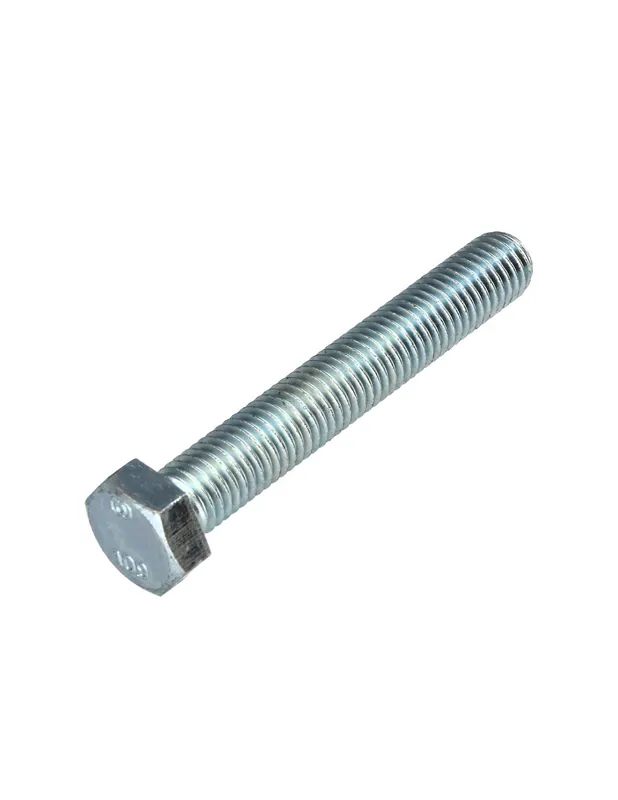 1 x Metallschrauben Sechskantkopf M12X80 Klasse 10.9 Verzinkt Echt