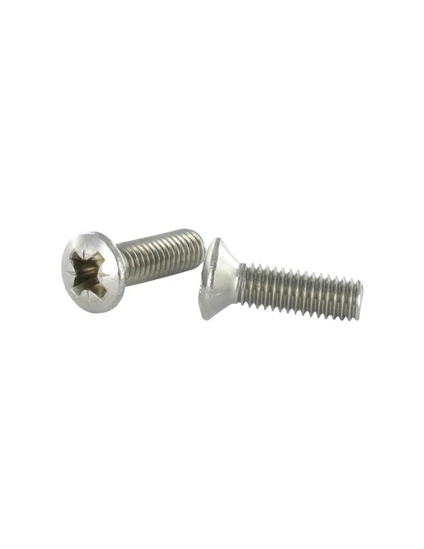 Top-Angebot 1 x Metallschrauben Edelstahl A2 Flacher Senkkopf Pozi M2.5X8
